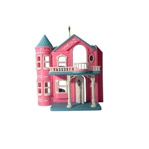 Vintage 1998 Hallmark Keepsake Barbie Dream House Christmas Ornament Mattel